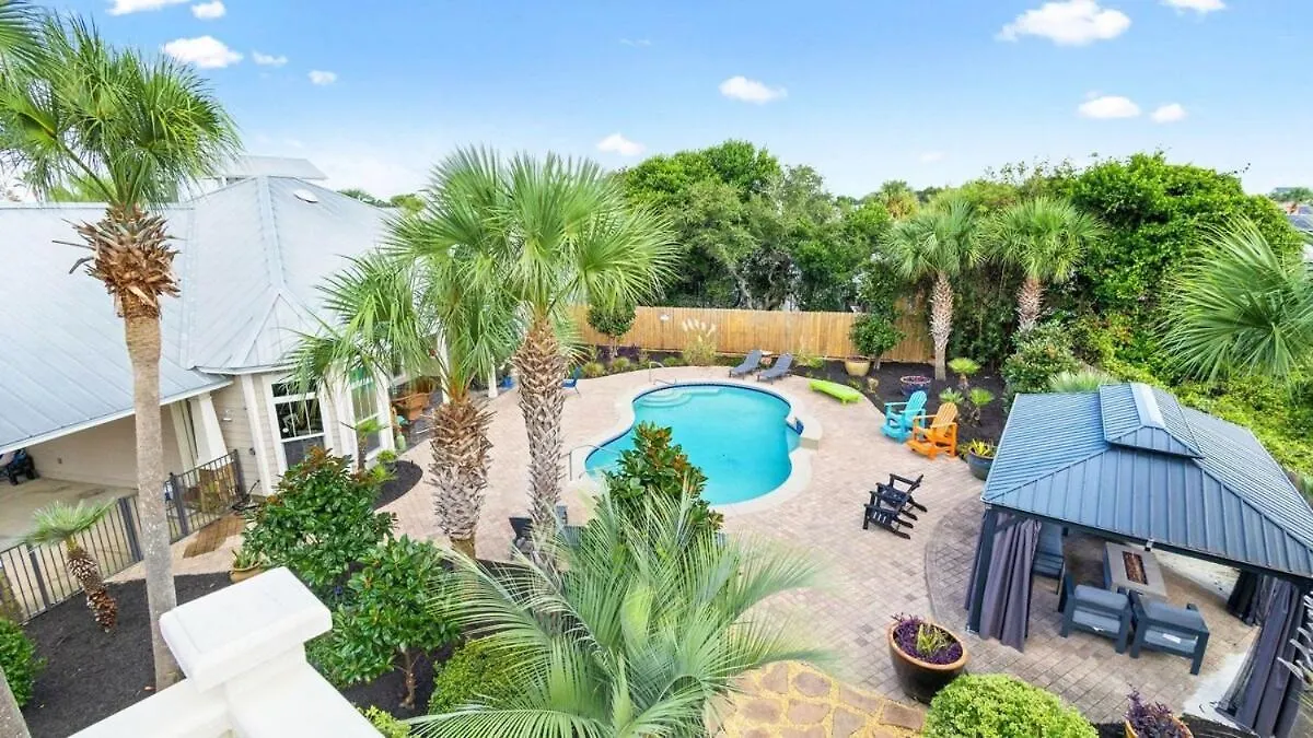 122 Kelly The Real Fun Beach Home Pool Hot Tub Cabana Panama City Beach
