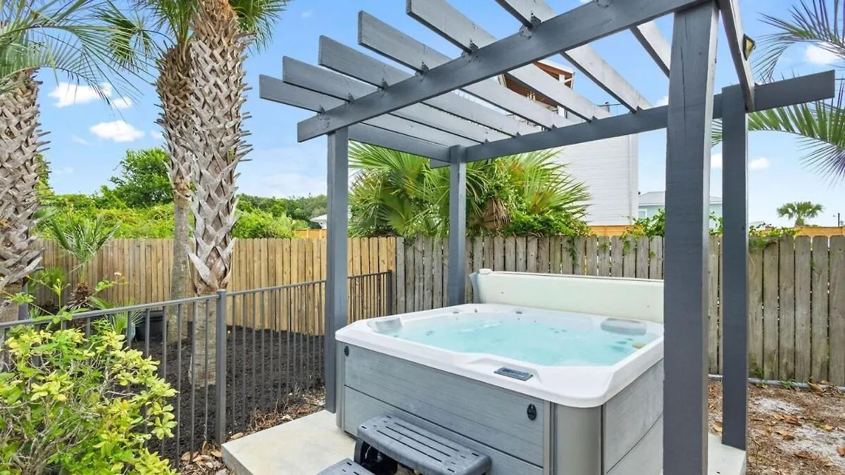 Casa de Férias 122 Kelly The Real Fun Beach Home Pool Hot Tub Cabana Panama City Beach